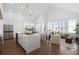 Spacious open-concept kitchen and living room offering modern finishes and ample seating at 308 Chardonnay Way, Woodstock, GA 30188