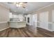 Spacious kitchen with white cabinets, stainless appliances, and open layout for entertaining at 3761 Bays Ferry Way, Marietta, GA 30062