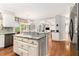 Open concept kitchen with a view of the Gathering room at 139 Ardsley Run, Canton, GA 30115