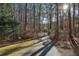 Scenic driveway leading to a private gated entrance with lush trees at 337 Andrew Bailey Rd, Sharpsburg, GA 30277