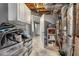 Utility area in the basement with storage, shelving, and mechanical equipment at 588 Peachtree Se Dr, White, GA 30184