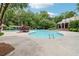 Large community pool surrounded by lush greenery, offering a refreshing oasis for residents at 1545 Center Cross Pass, Marietta, GA 30062