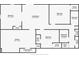 Floor plan showing a large living room, kitchen, and bedrooms at 1720 Alcovy River Dr, Dacula, GA 30019