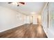 Spacious living room with hardwood floors and abundant natural light at 2044 Glendale Dr, Decatur, GA 30032