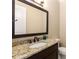 Bathroom featuring a granite countertop and modern fixtures at 2855 Drayton Hall Dr, Buford, GA 30519