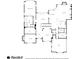 First floorplan featuring a living room, dining area, kitchen, garage, and primary bedroom at 2855 Drayton Hall Dr, Buford, GA 30519