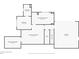 Floor plan of the basement featuring finished rooms, bedroom, bathroom, garage and stairwell with closet at 47 Centerport Dr, White, GA 30184