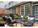 Spacious back deck featuring comfortable seating and a charming outdoor setting at 190 Centennial Way, Atlanta, GA 30313