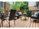 Cozy back deck with outdoor seating, perfect for relaxing or entertaining at 190 Centennial Way, Atlanta, GA 30313