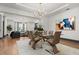 Open-concept dining area with stylish decor and abundant natural light at 190 Centennial Way, Atlanta, GA 30313
