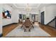 Inviting dining room featuring a glass table and contemporary design at 190 Centennial Way, Atlanta, GA 30313