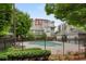 A refreshing community pool area with lounge chairs and well-maintained landscaping at 190 Centennial Way, Atlanta, GA 30313