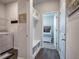 Well-organized laundry room and mudroom with storage cubbies and convenient access to the adjacent bedroom at 34 Mountainbrook Nw Dr, Cartersville, GA 30121