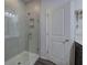Stylish shower with glass enclosure and modern fixtures at 34 Mountainbrook Nw Dr, Cartersville, GA 30121