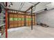 This garage has an open floor plan and a rear garage door to the backyard at 855 Cedar Bluff Ct, Marietta, GA 30062