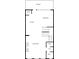 Floorplan depicting kitchen, dining area, living room, balcony, pantry, bath, and stairs at 1327 Rosen Rd, Brookhaven, GA 30319