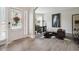 Bright foyer with hardwood floors, stylish decor, and ample natural light at 1934 Acorn Ln, Dacula, GA 30019