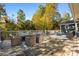 An outdoor deck with dining table and chairs, and plenty of room for conversation at 3020 Parkridge Ne Dr, Brookhaven, GA 30319