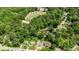 Aerial view showcasing the property's location near a green area and other homes at 2195 Penelope Nw St, Atlanta, GA 30314
