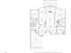 Floor plan of the first floor including the garage, dining room, kitchen, and primary bedroom at 1025 Ector Nw Dr, Kennesaw, GA 30152