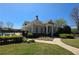 This clubhouse has beautiful landscaping, and is the perfect community gathering spot at 7165 Winthrop Rd, Alpharetta, GA 30005