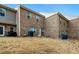 This backyard has a brick exterior and has air conditioning units at 11112 Benton Woods Dr, Covington, GA 30014