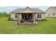 Backyard with a cozy patio area, perfect for outdoor entertaining and relaxation at 5775 Stellata Cir, Cumming, GA 30028