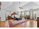 This comfortable primary bedroom boasts lots of natural light and ample space at 1212 Overlook Lake Dr, Dacula, GA 30019