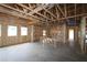 Interior framing of a home showcasing the open floor plan and ceiling construction at 251 Strawberry Ln, Woodstock, GA 30189