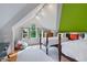 Bright bedroom with angled ceilings, offering two beds and a cozy space with ample natural light at 872 Euclid Ne Ave, Atlanta, GA 30307