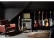 Attic bonus room featuring multiple guitars on display, creating a unique musical space at 872 Euclid Ne Ave, Atlanta, GA 30307