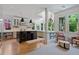 Bright kitchen with modern appliances, a center island, a sitting area, and ample counter space at 872 Euclid Ne Ave, Atlanta, GA 30307