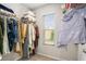 Walk-in closet with ample storage space and natural light at 3565 Brycewood Dr, Decatur, GA 30034