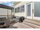 Relaxing back deck area with outdoor furniture, perfect for entertaining guests or enjoying quiet evenings at 2685 Grady Se St, Smyrna, GA 30080