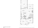 Floor plan of the first floor of the property, highlighting the kitchen and dining area at 2685 Grady Se St, Smyrna, GA 30080
