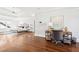 Spacious main bedroom suite features a comfortable desk area and tray ceilings at 2685 Grady Se St, Smyrna, GA 30080