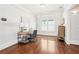 Bright office space featuring hardwood floors, a desk, and natural light from the window at 2685 Grady Se St, Smyrna, GA 30080