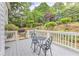 Inviting deck with outdoor seating overlooking a well-manicured backyard at 452 Brushstroke Se Ct, Marietta, GA 30067