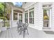 Cozy deck with outdoor seating and views of the landscaped yard at 452 Brushstroke Se Ct, Marietta, GA 30067