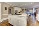 Gourmet kitchen featuring granite countertops, an island cooktop and modern design at 452 Brushstroke Se Ct, Marietta, GA 30067