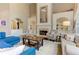 Inviting living room featuring a fireplace, built-in shelving, and a comfortable seating area at 452 Brushstroke Se Ct, Marietta, GA 30067
