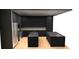 Modern kitchen featuring two islands with black marble countertops and sleek, dark cabinetry at 0 Highway 279, Fayetteville, GA 30214