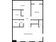 Detailed floor plan featuring the kitchen, bathrooms, bedroom, and recreation room at 115 Lake Pines Ct, Roswell, GA 30076