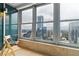 Balcony view with two chairs overlooking city at 3338 Peachtree Ne Rd # 3406, Atlanta, GA 30326
