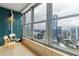 Balcony view with chairs overlooking city at 3338 Peachtree Ne Rd # 3406, Atlanta, GA 30326