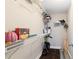 Walk-in closet with shelving, and dark wood flooring at 3338 Peachtree Ne Rd # 3406, Atlanta, GA 30326