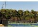 Outdoor tennis courts surrounded by lush trees, offering a serene sports environment at 3912 Edenton Ne Ct, Brookhaven, GA 30319