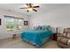 Bedroom featuring a large window with a lake view at 2191 Lakeview Pkwy, Villa Rica, GA 30180