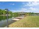 A covered dock with boat slip offers lakeside living with great views at 2191 Lakeview Pkwy, Villa Rica, GA 30180