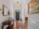 Inviting foyer with hardwood floors, high ceilings, and elegant decor at 2191 Lakeview Pkwy, Villa Rica, GA 30180